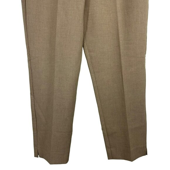 Talbots Curvy Fit Hazelnut Dress Pants Office  Size 12 - Picture 4 of 11